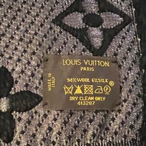 Louis Vuitton Dark Patterned Scarf
